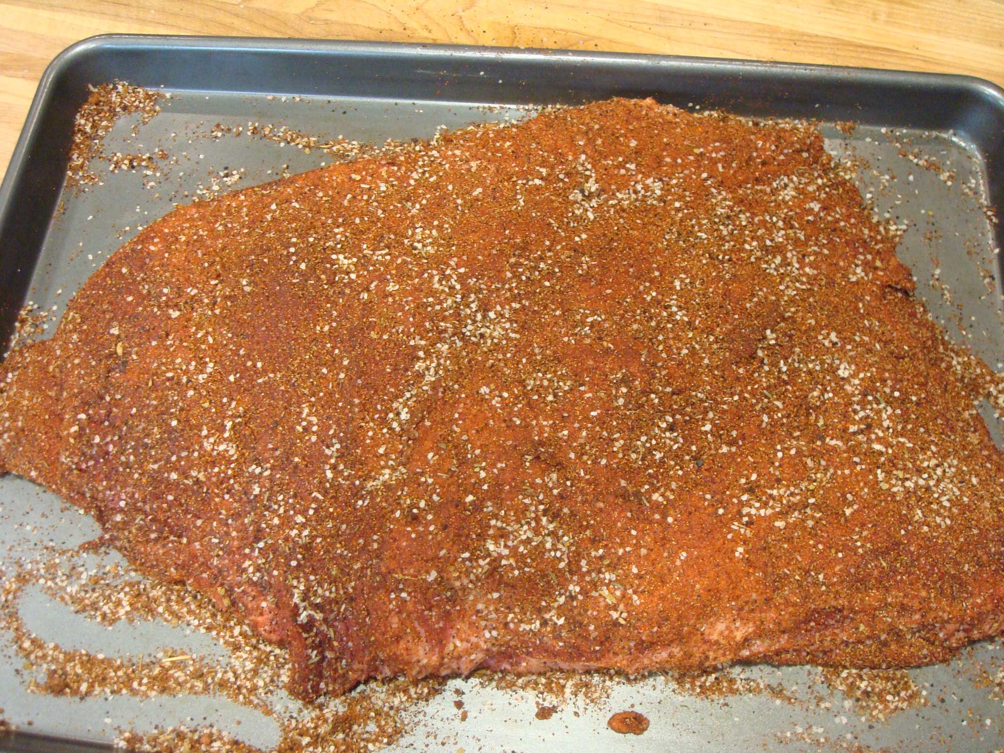 Spice rubbed brisket