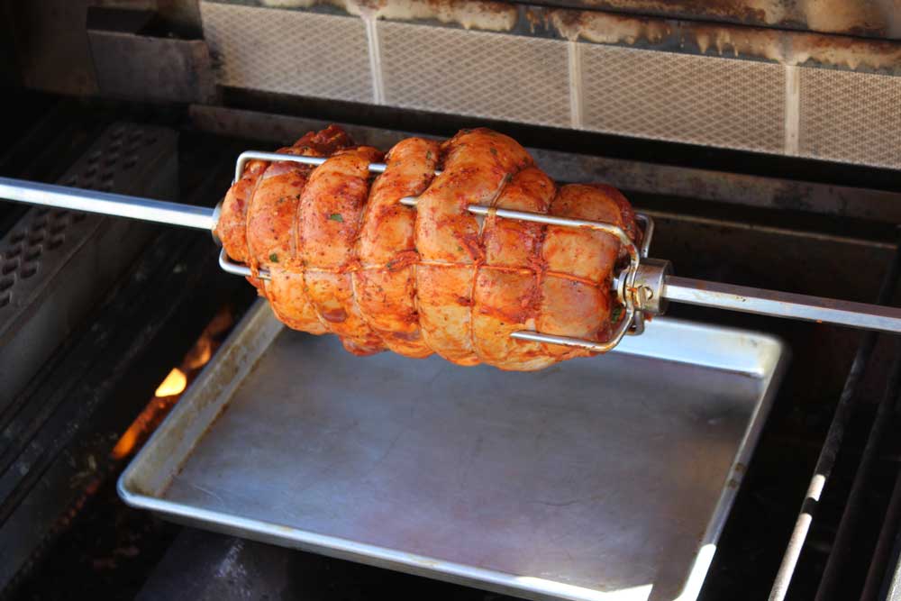 Rotisserie set up