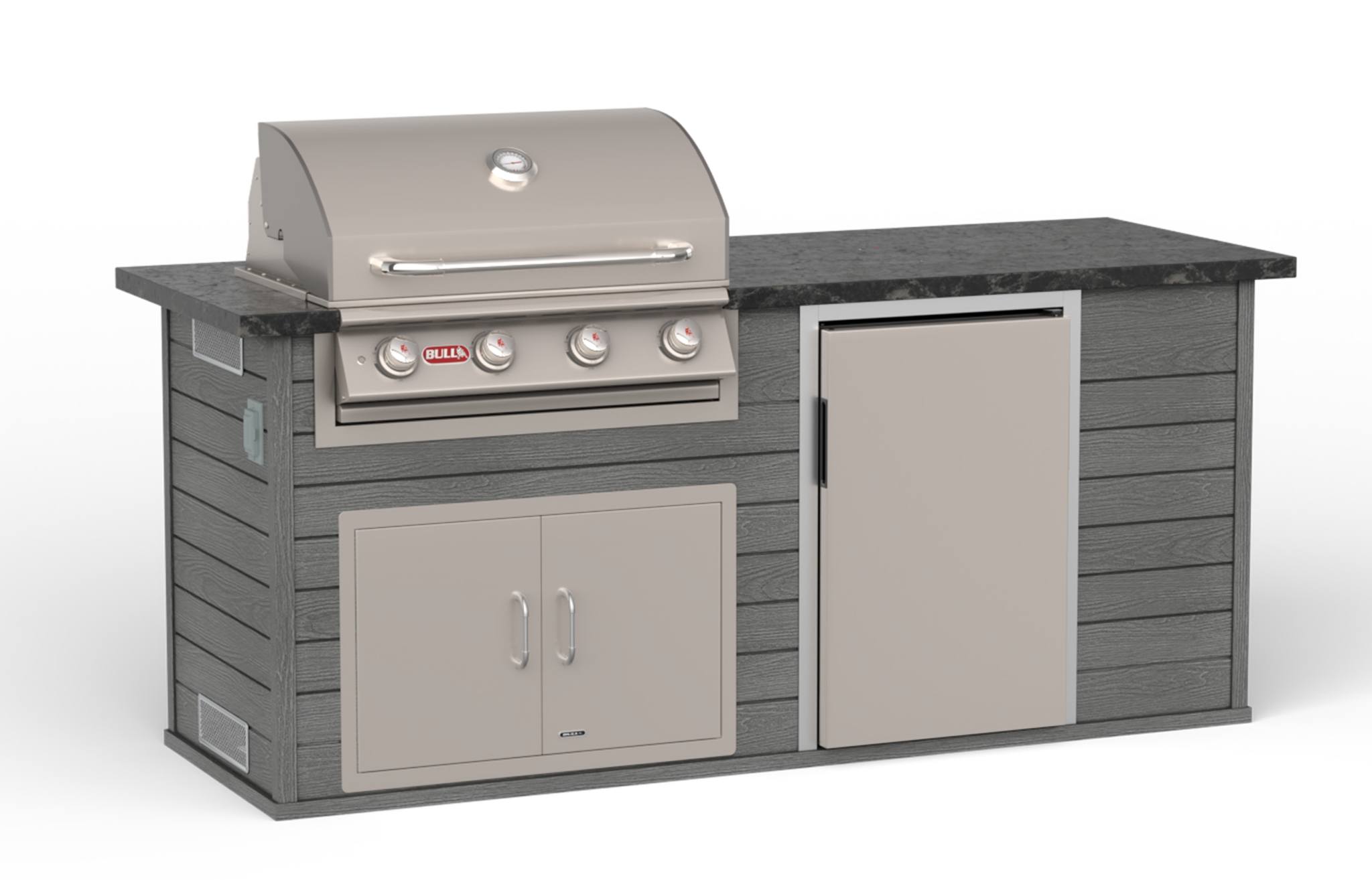 Grey Timber Tough Base ODK With Black Granite