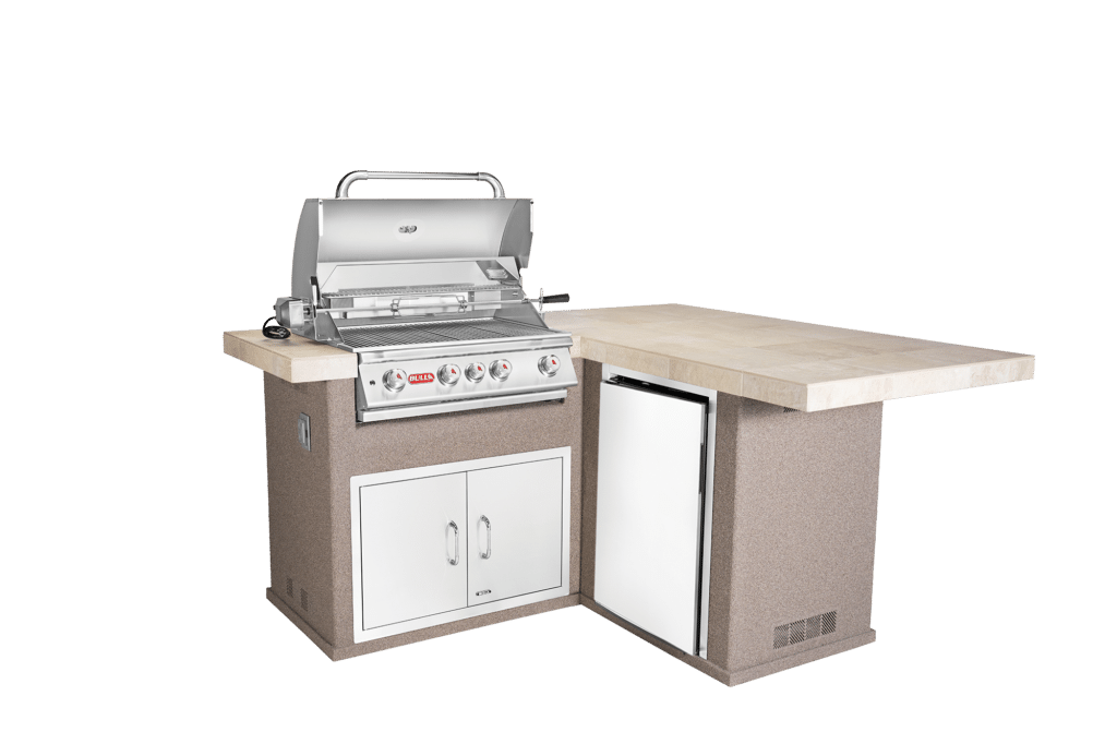 L-Shaped Outdoor Kitchens and Grill Islands - Customizable