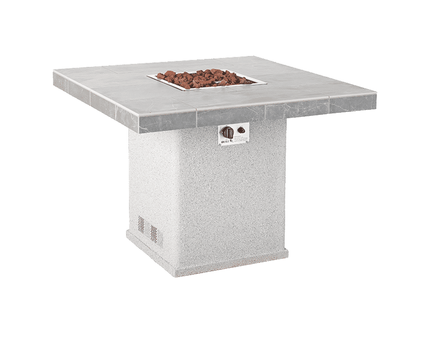 Square Gas Fire pit table
