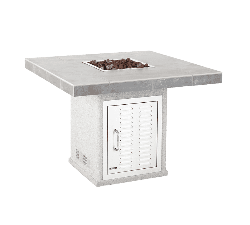Square Gas Fire pit table