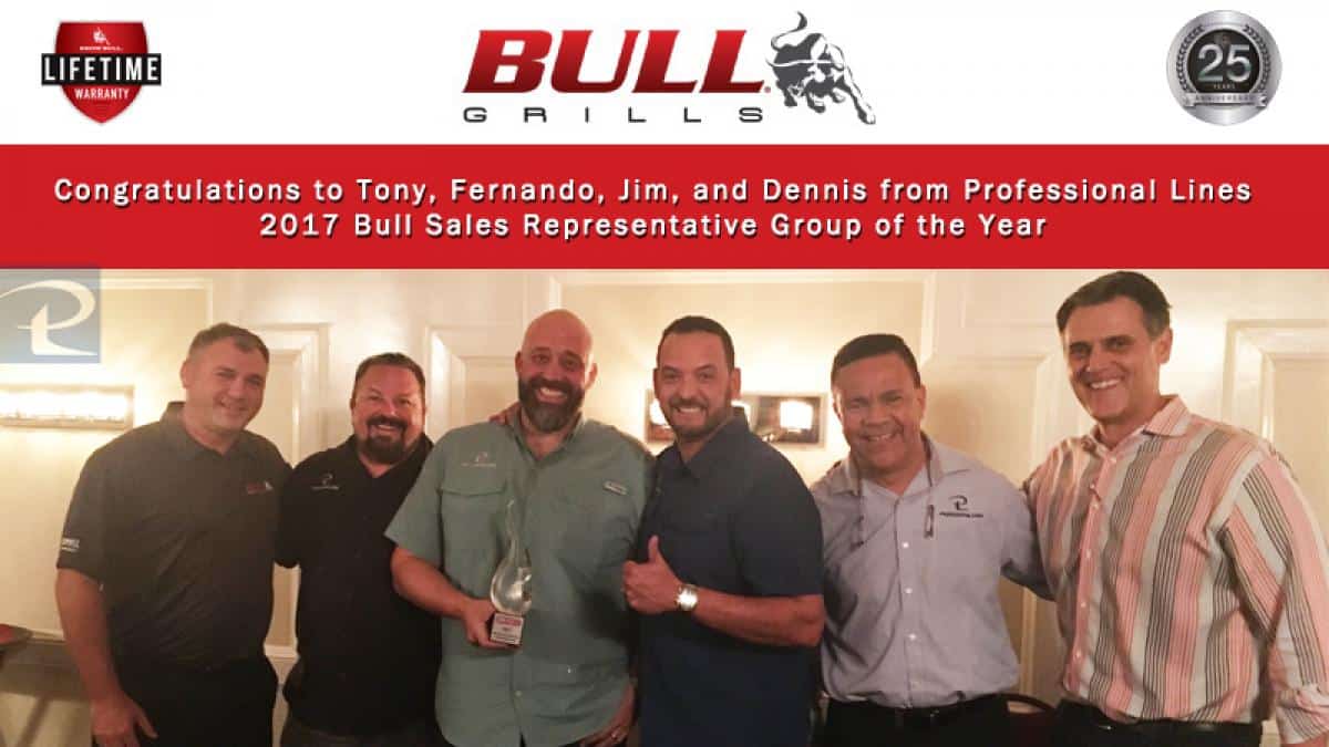 essional Lines Wins 2017 Sales Group of The Year | Bull BBQ .