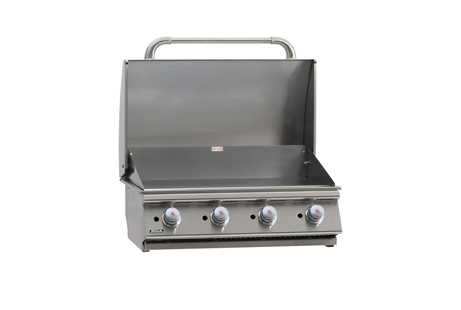 Removable Grill Griddle Insert w/ Grease Collection! - BullBBQ