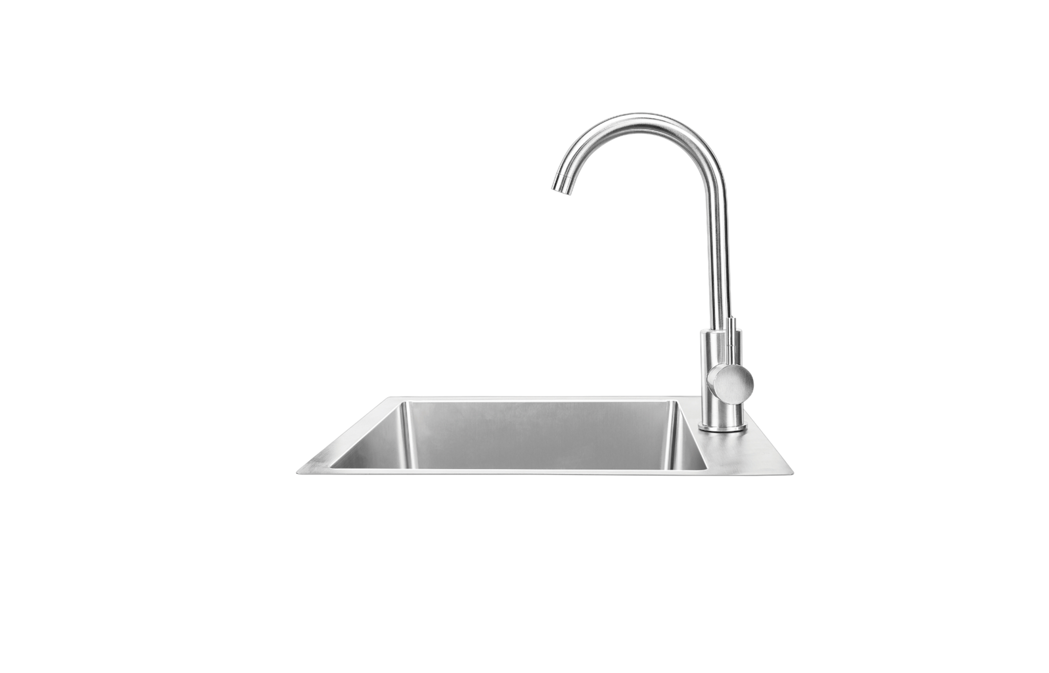 Small Premium Stainless Sink side Clipped