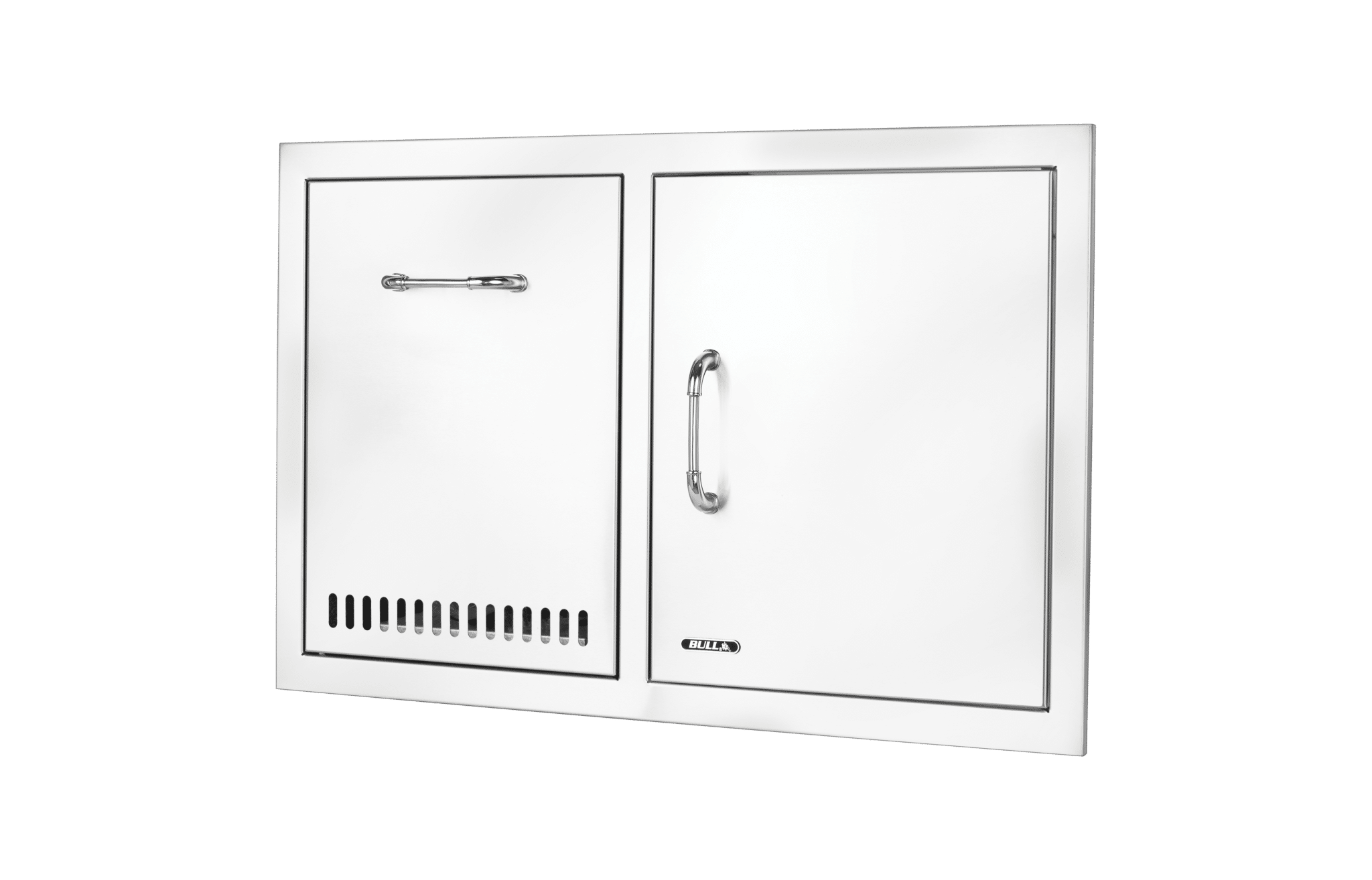 Stainless steel Door/Propane Drawer Combo with Reveal