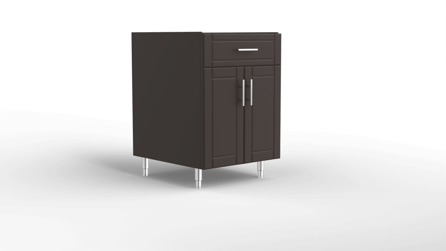 15869-24In base Two Door Cabinet With Drawer Heartstone_Straight_standard