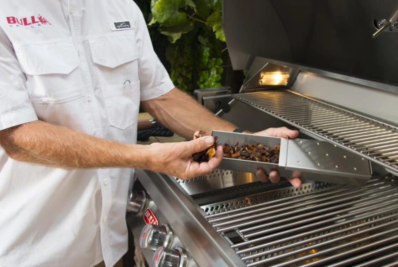 Large EZ Fill Smoker Box Grill View