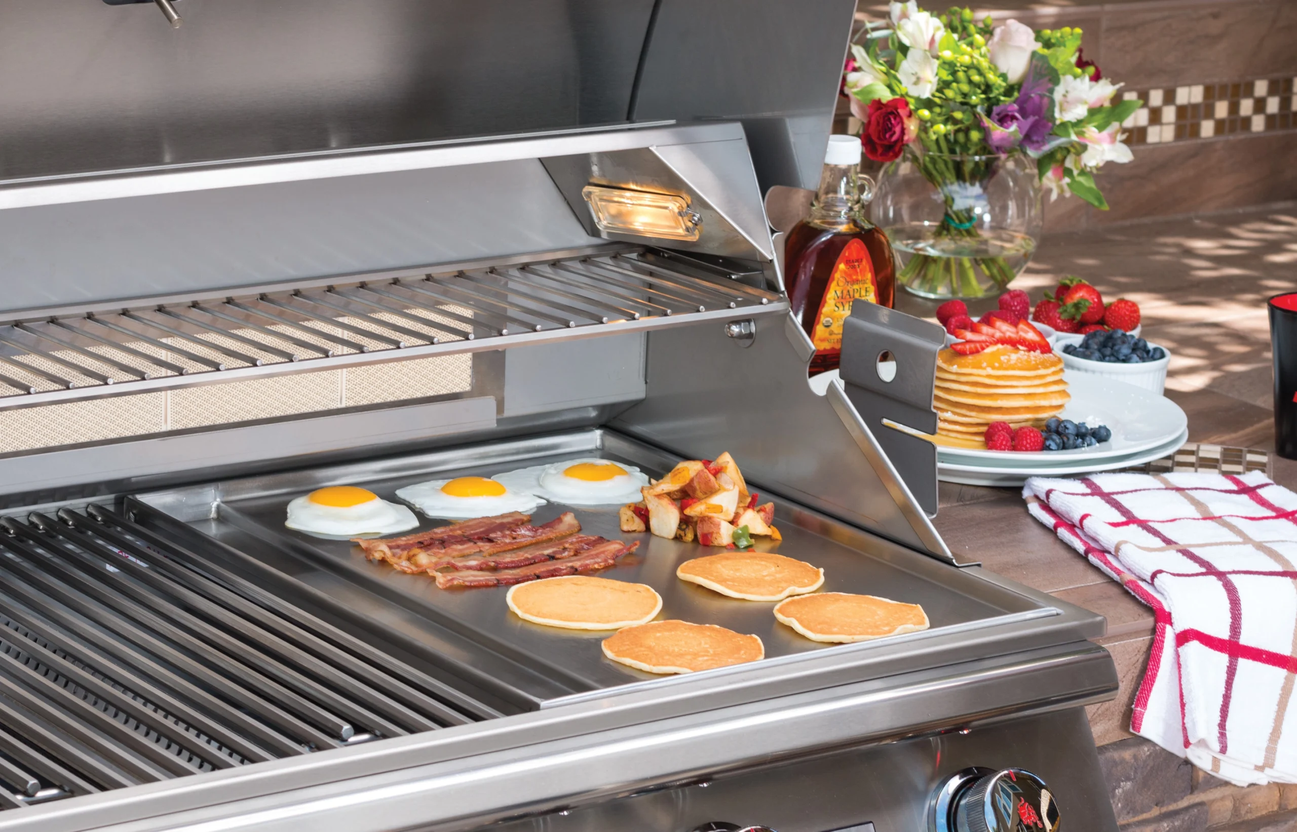 Slide-In Removable Griddle Grill View