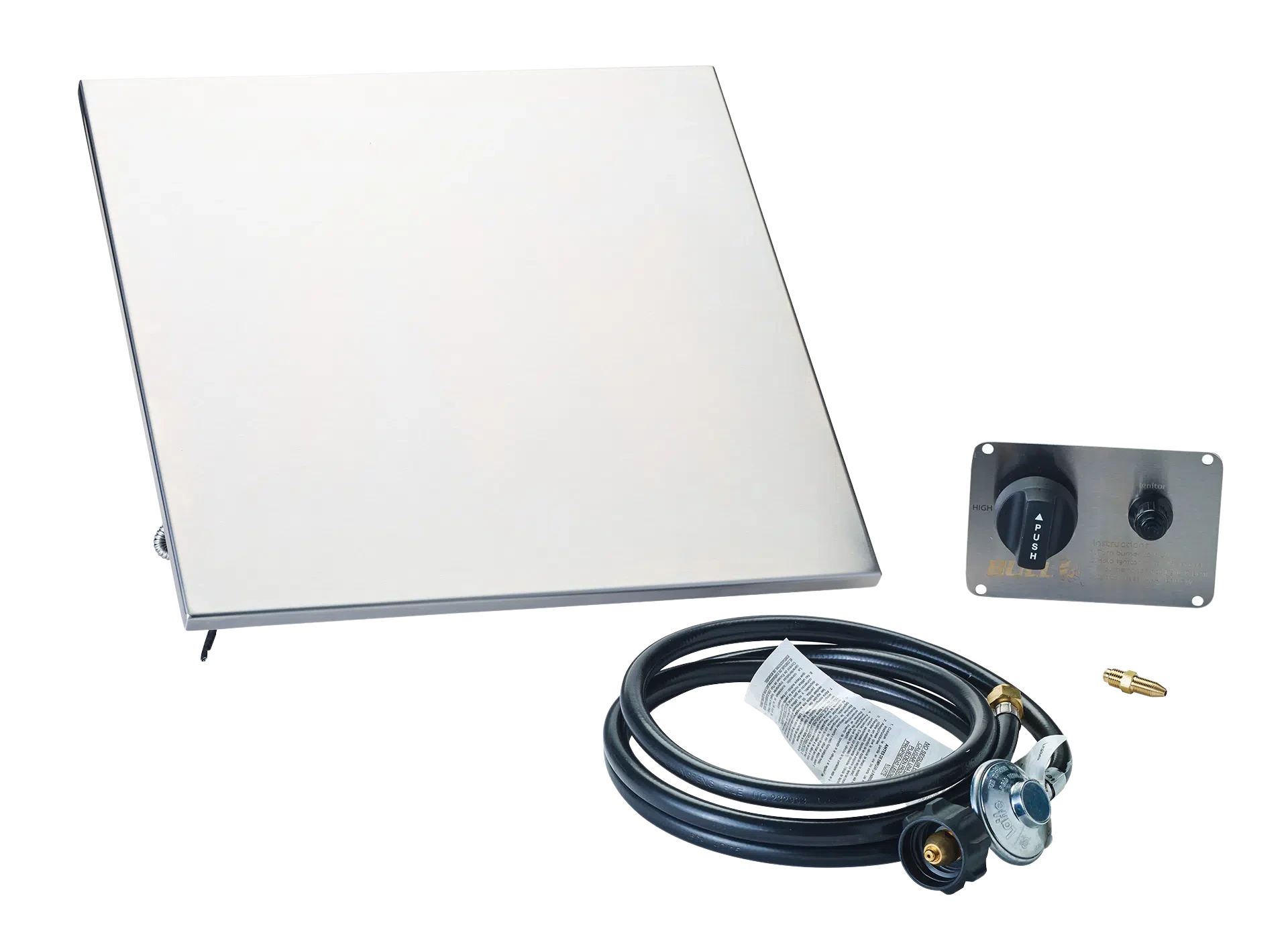 Round 10 Inch Fire Ring Kit Lid On