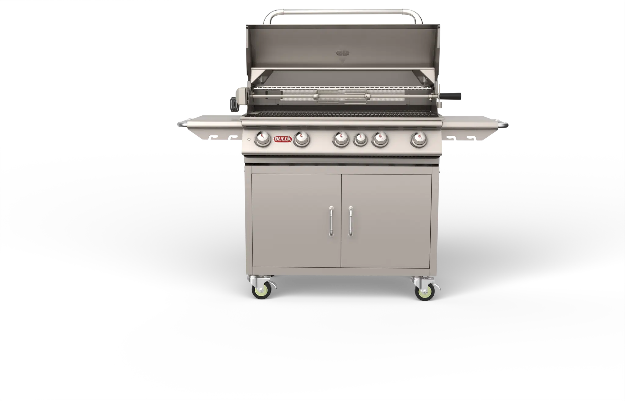 Brahma Cart – 5 Burner Stainless Steel Gas Barbecue Open