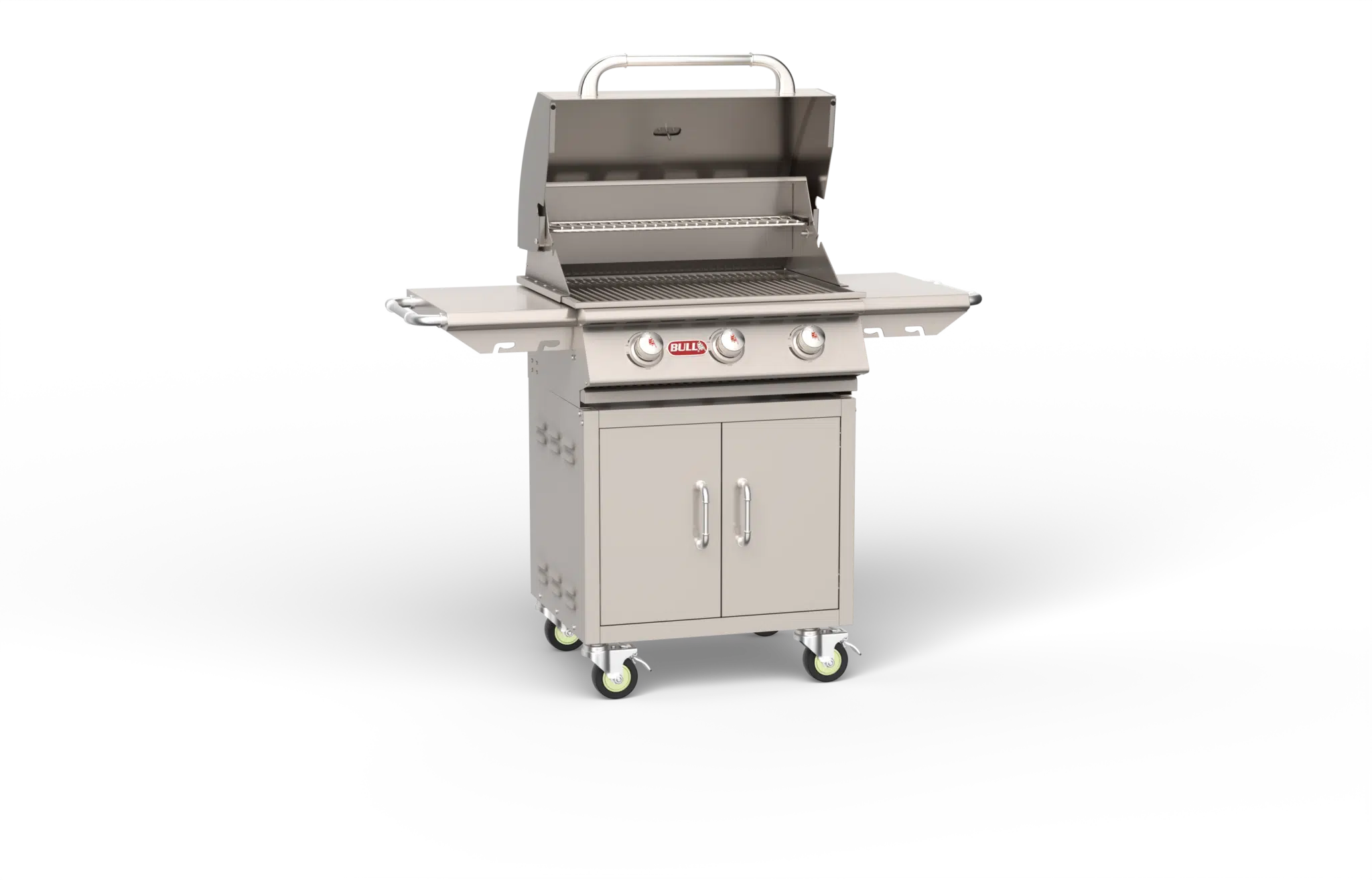 Steer Cart – Stainless Steel Left Side Open