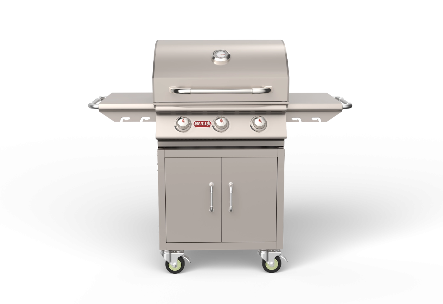 Steer Cart – Stainless Steel Center Closed