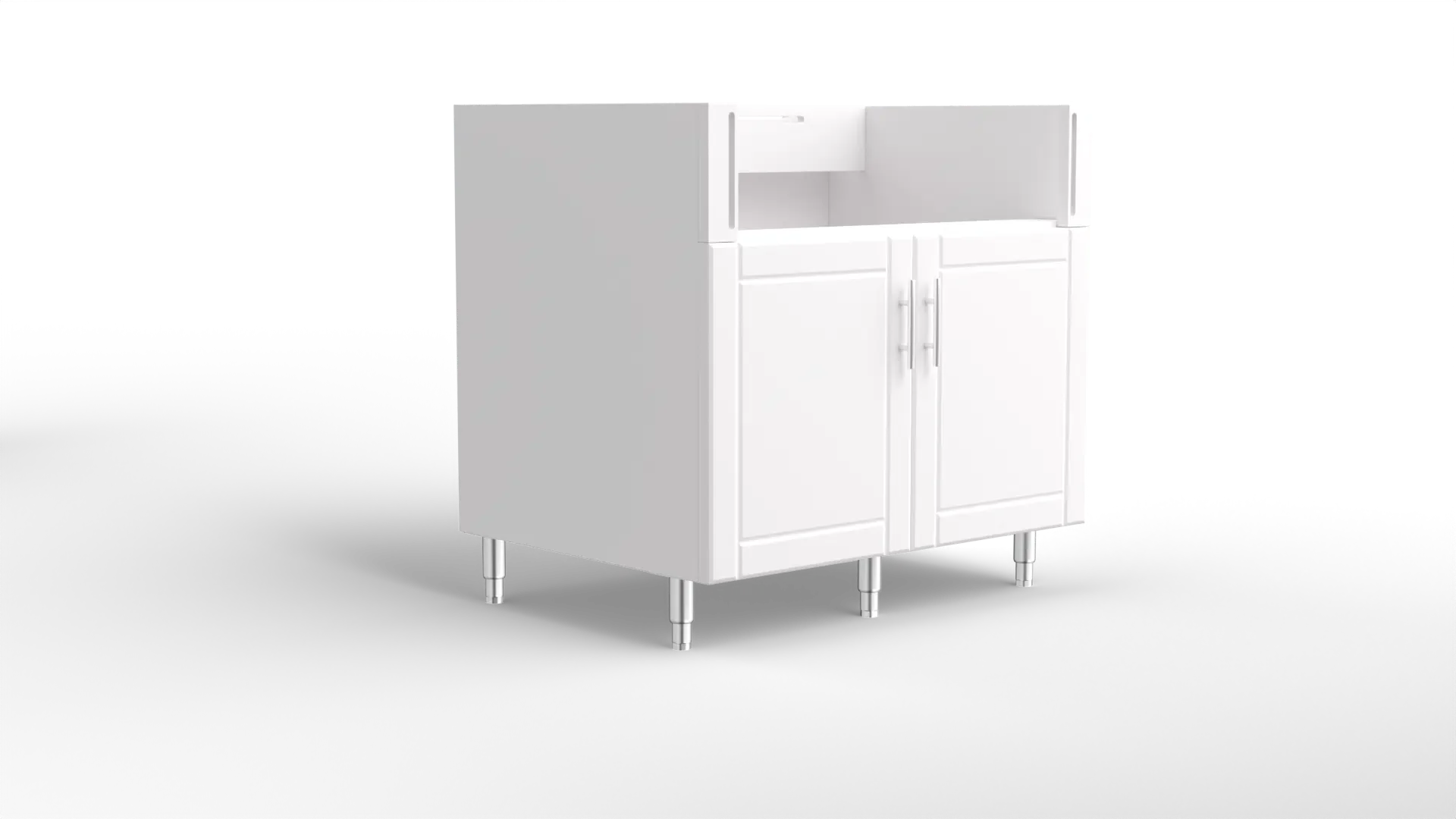 36 Inch 4 Burner Grill Cabinet Dove