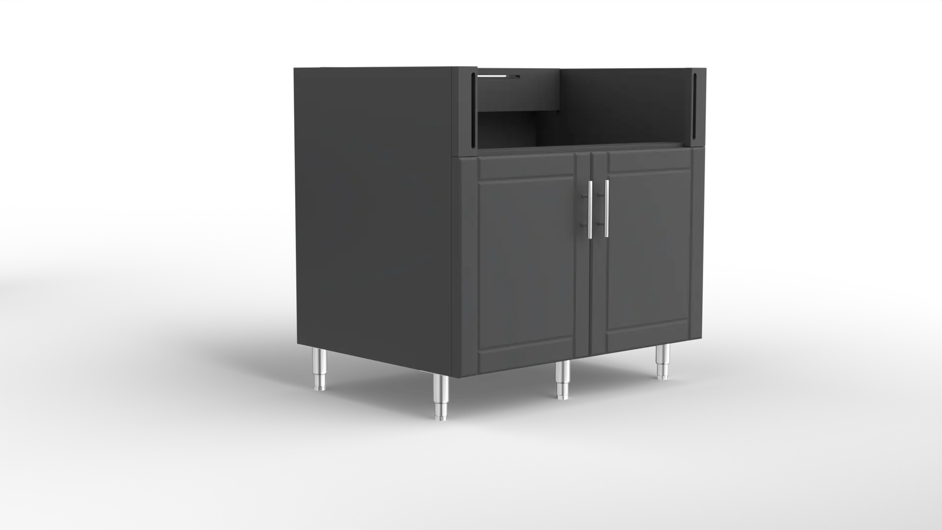 36 Inch 4 Burner Grill Cabinet Charcoal