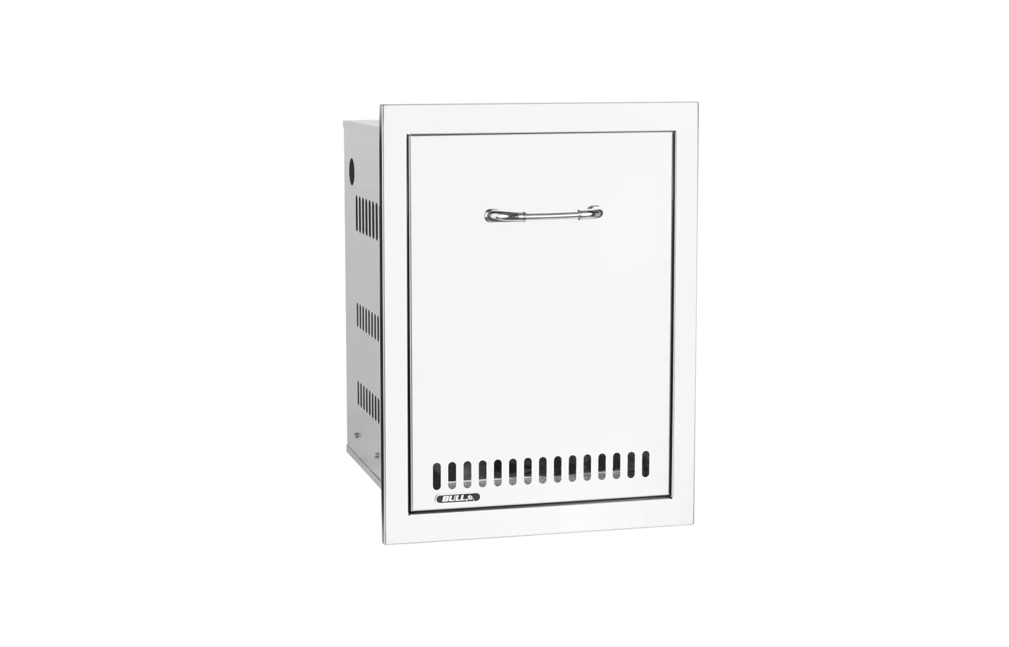 Stainless Steel Propane Drawer with Reveal Left Side View