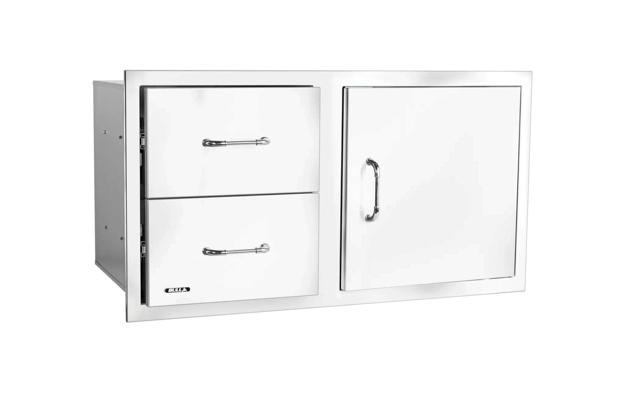 Reversible 38” Door/Drawer Combo with Reveal Left Side View