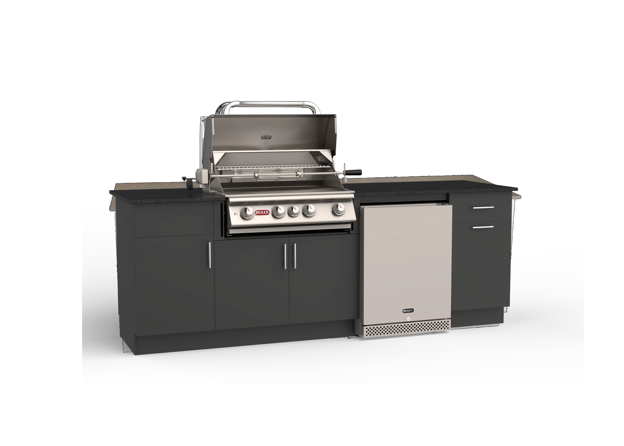 Myrtle Beach 8 ft Dura Kitchen Open Charcoal