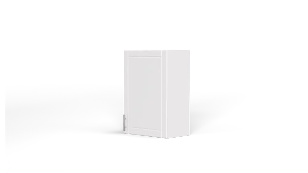 21 Inch Above Counter Wall Mount Cabinet Right Hinge White