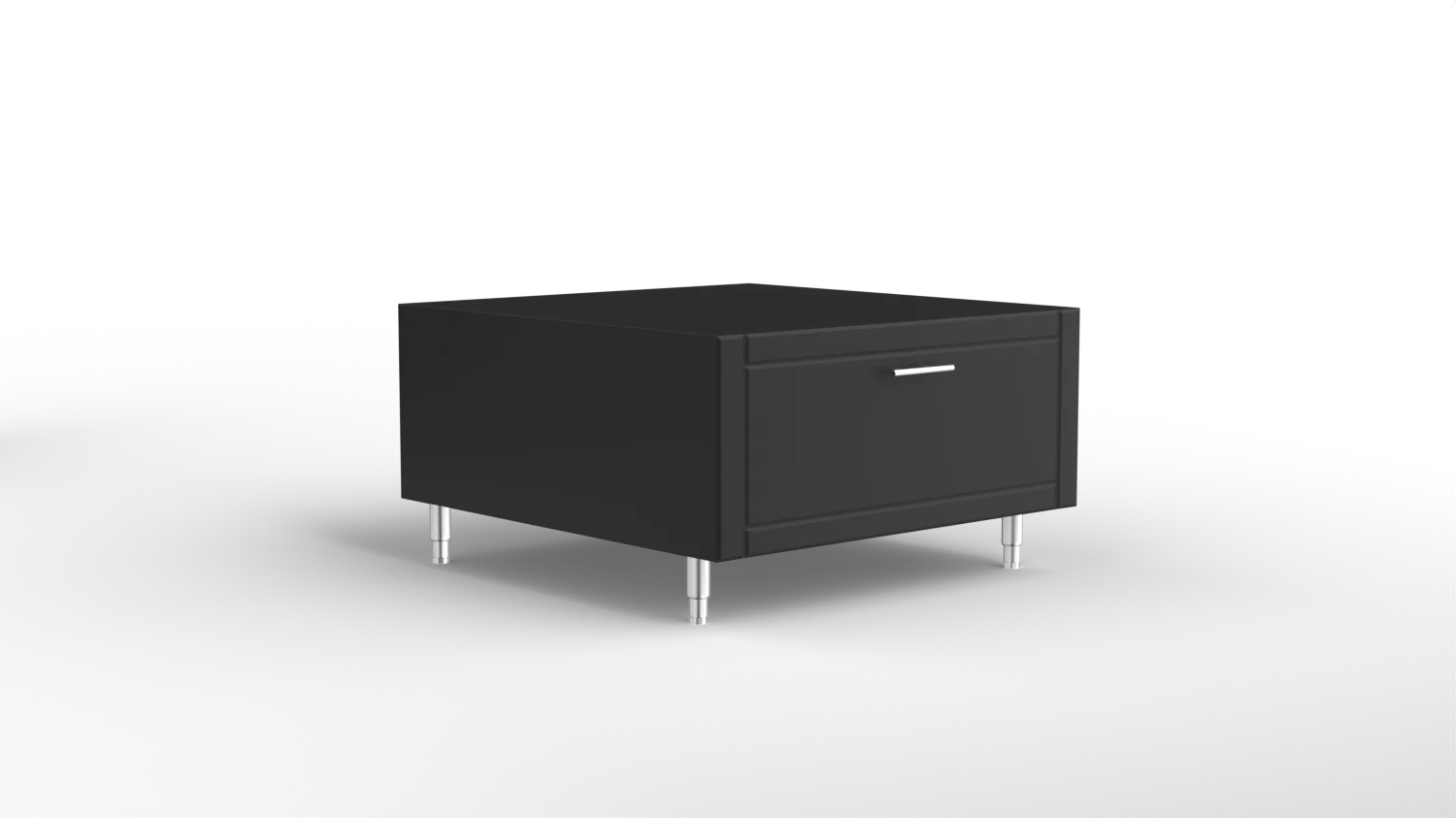 Kamado Ceramic Grill Base Cabinet with Drawer Black Jack