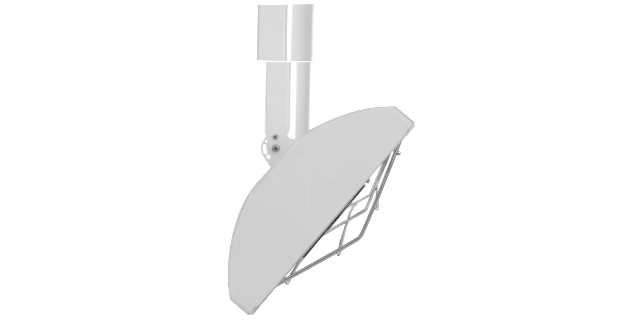 Drop Pole Heater Mounts Right Side View