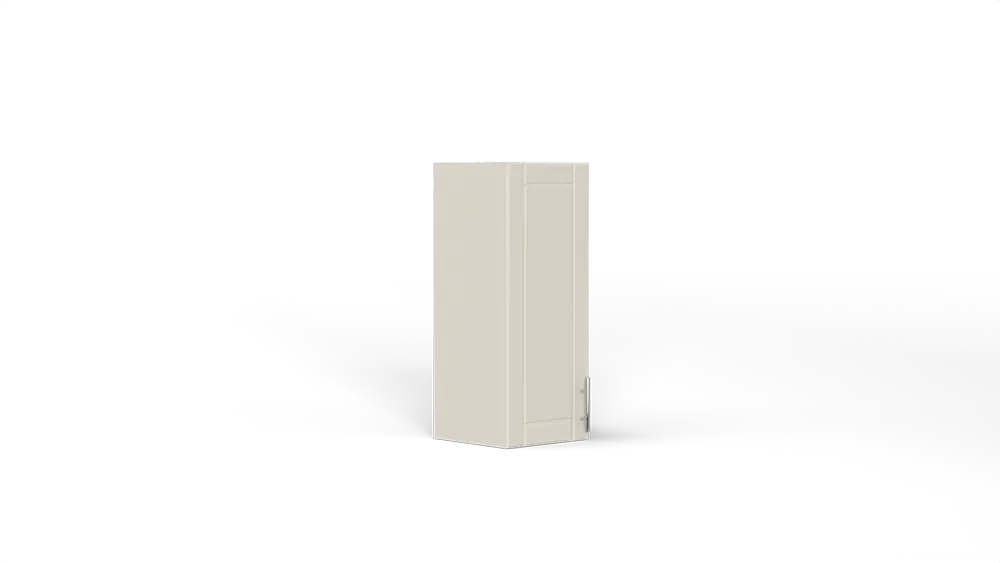 12 Inch Above Counter Wall Mount Cabinet Left Hinge Off White