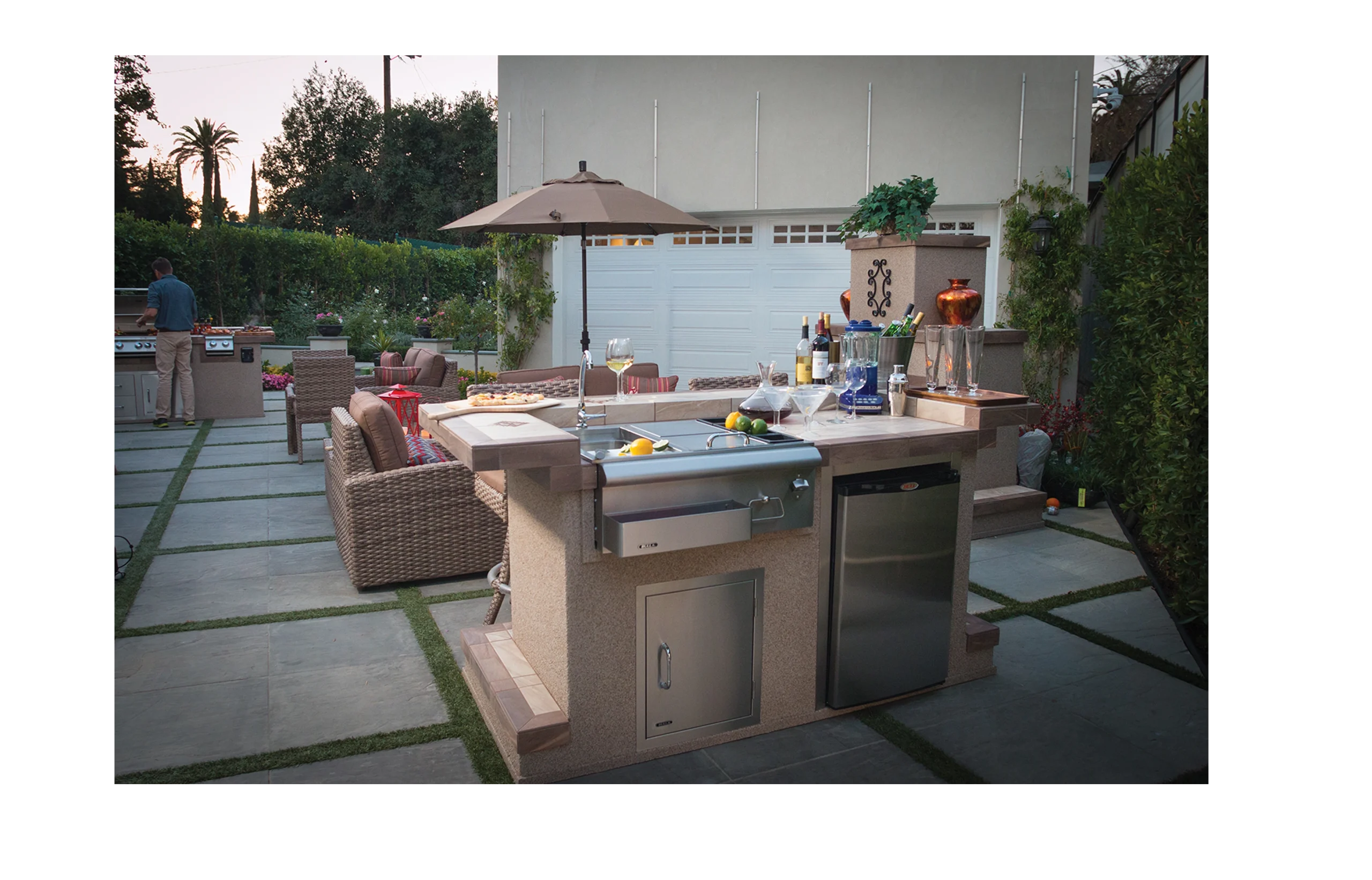 Bar Center Backyard View