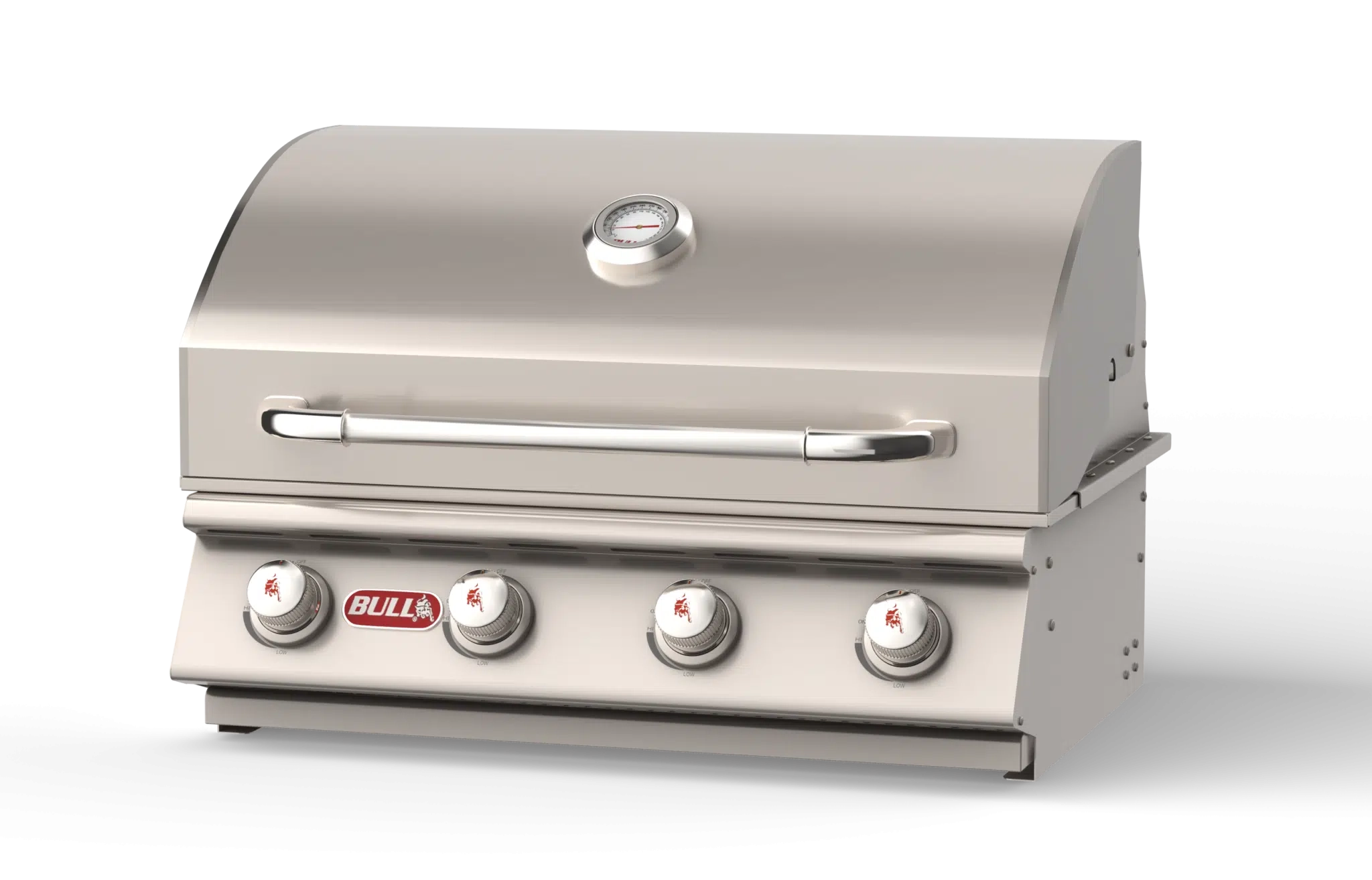 Outlaw – Stainless Steel 4 Burner Gas Grill Head Right Side Closed