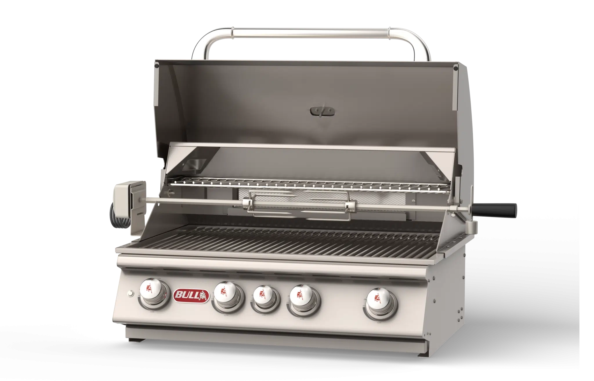 Angus Grill Front Left View - Opened