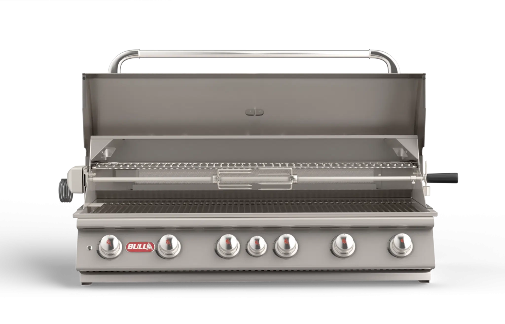 Diablo – Stainless Steel Built-in Gas Barbecue Grill Center View Open