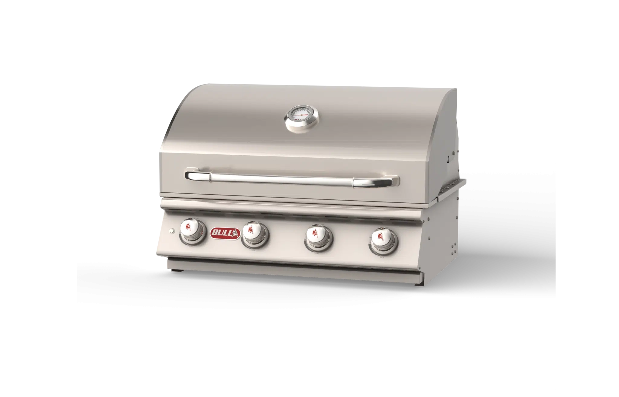 Lonestar – Stainless Steel 30” Gas Grill Head Right Side View
