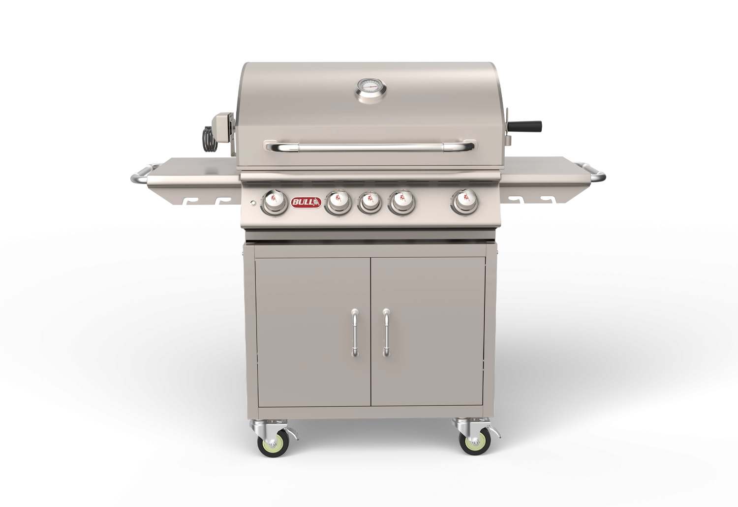 Angus Cart – 4 Burner Stainless Steel Gas Barbecue Closed Center View