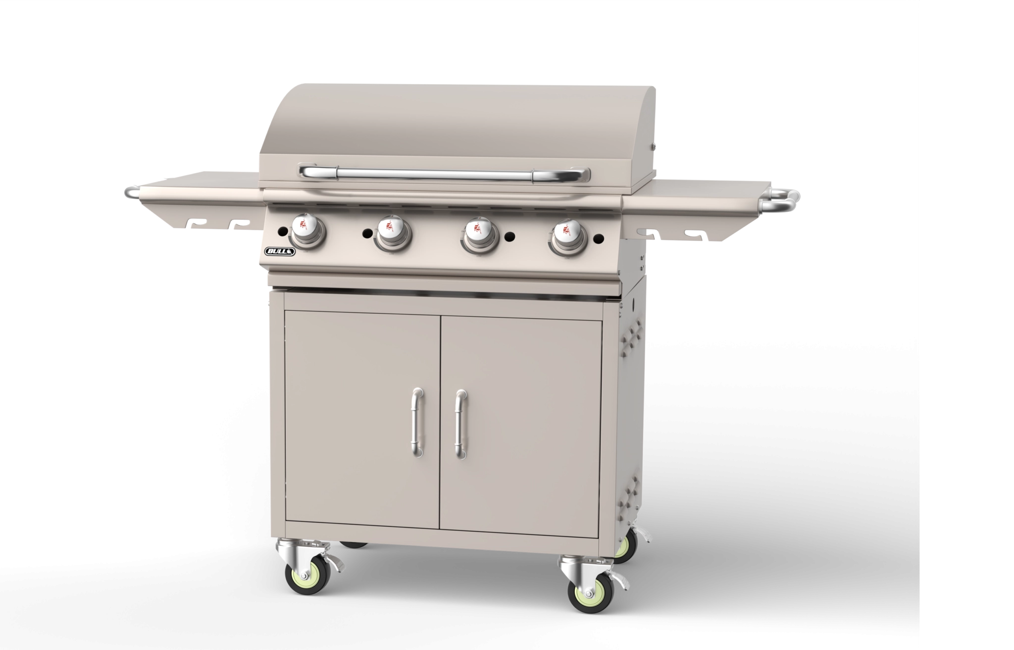 30 Inch Commercial Style Griddle Cart Right Side Closed