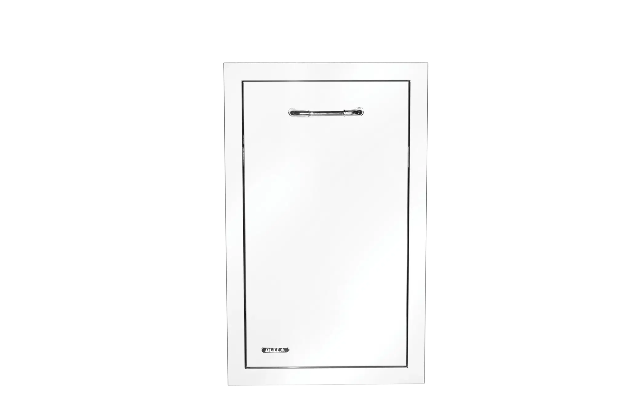 Slim Stainless Steel 10 Gallon Trash Drawer with Reveal Center View