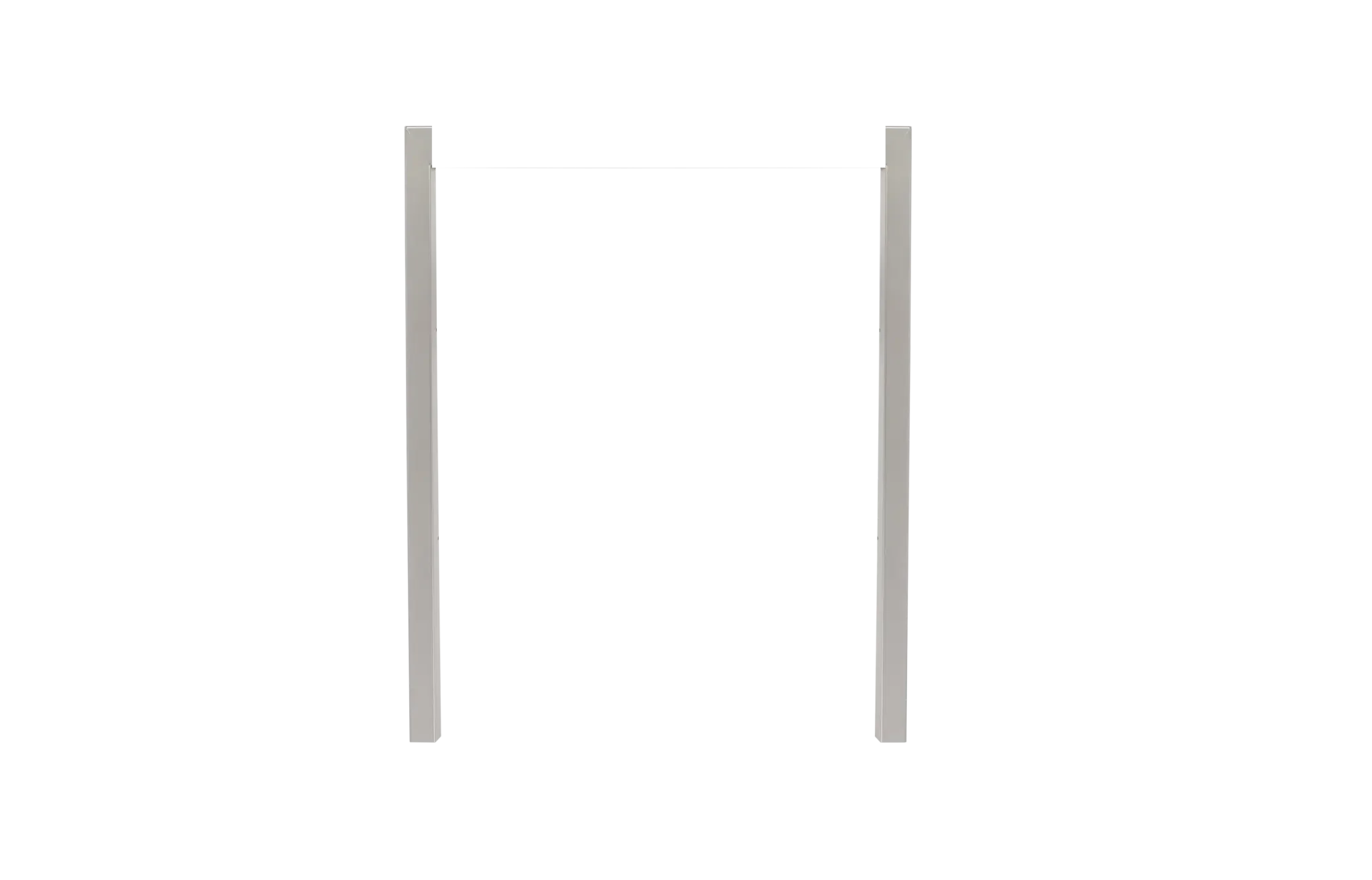 Stainless Steel Finishing Frame with Reveal for Bull Kegerator or Bull Ice Maker