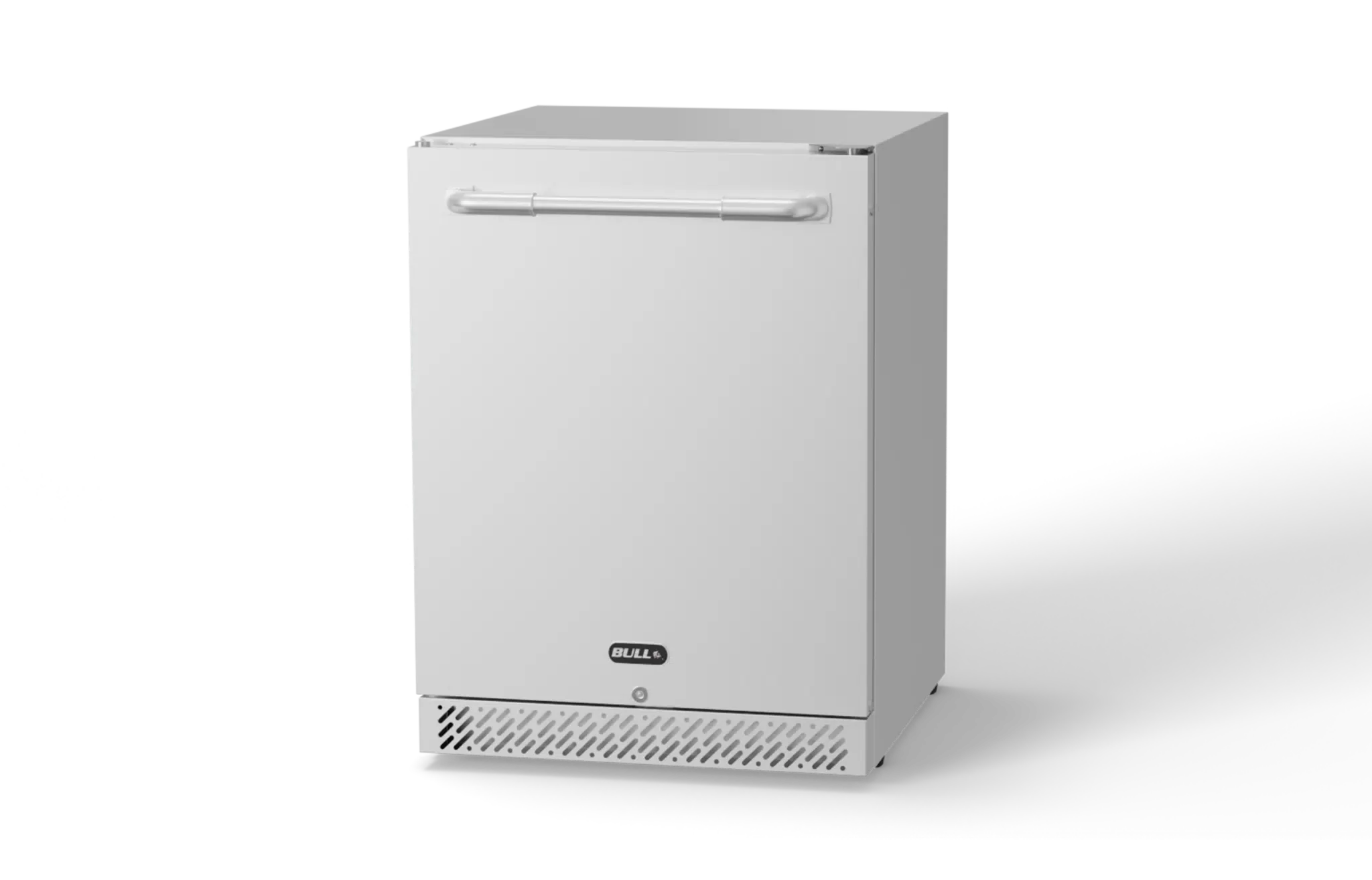 Premium Outdoor Rated 4.9 cu. ft. Stainless Steel Fridge Series II Right Angled View