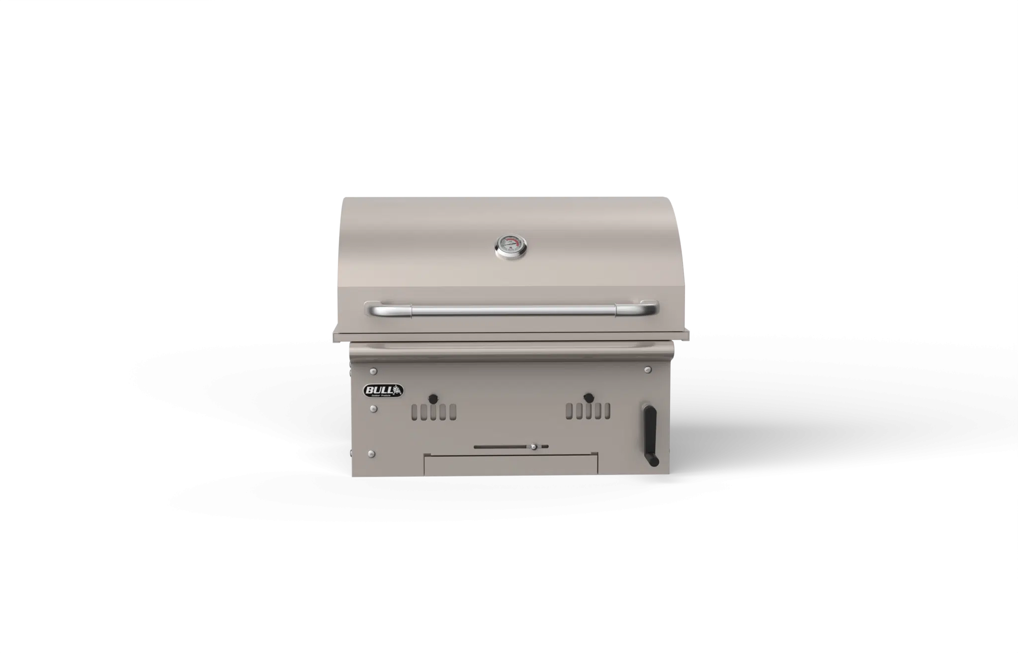 Bison Premium Outdoor Charcoal Grill Head Closed Center View