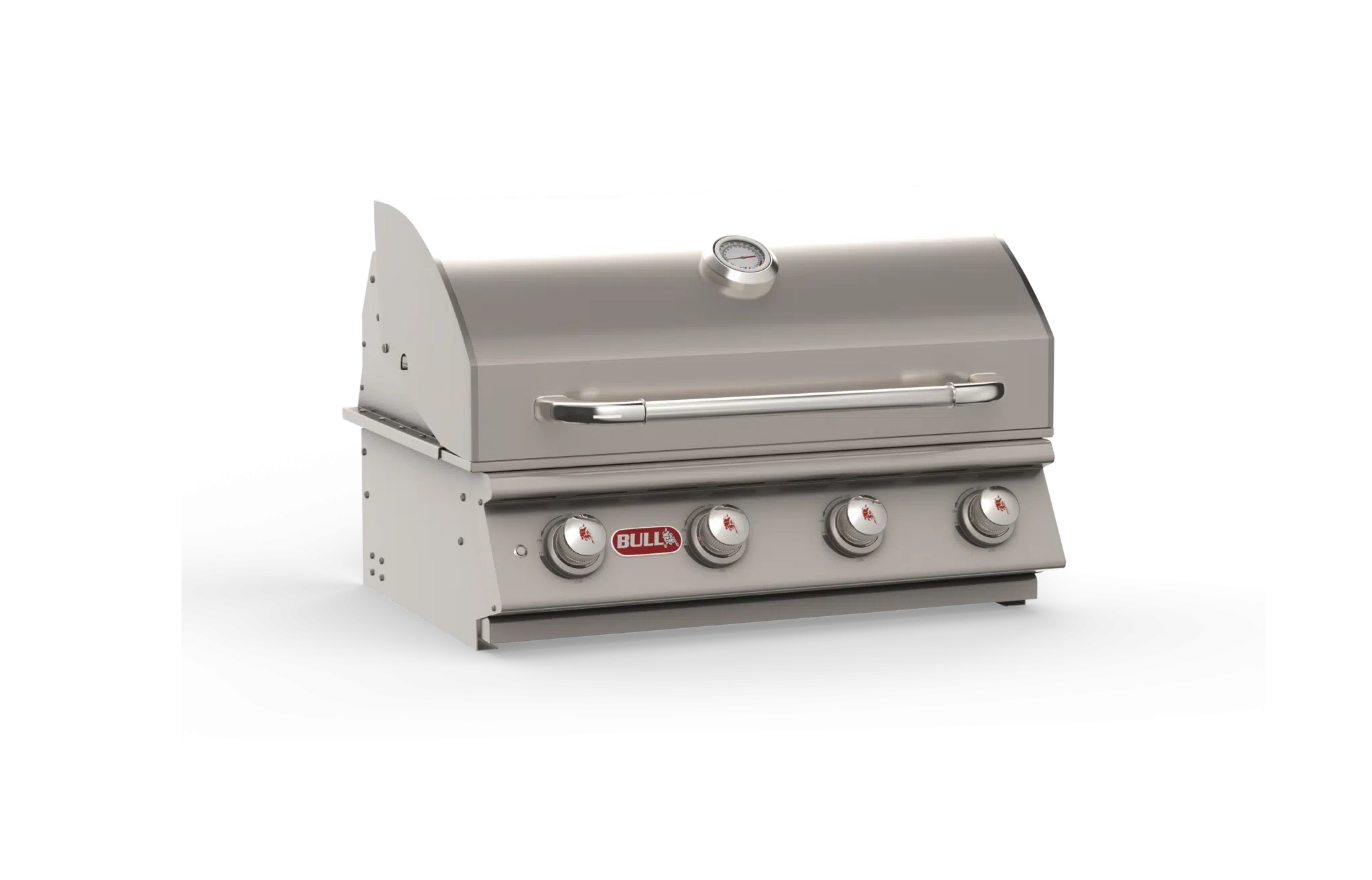 Lonestar – Stainless Steel 30” Gas Grill Head Left Side Closed