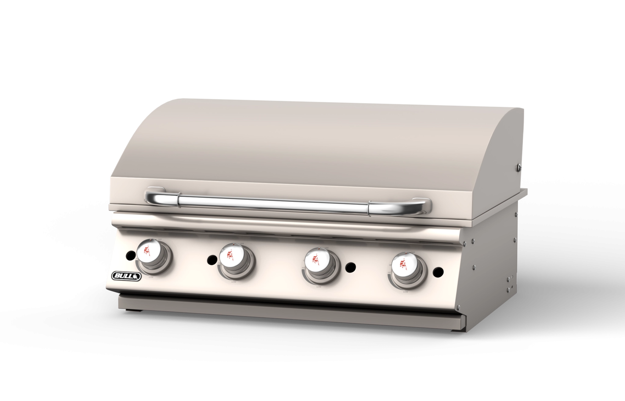 30 Inch Commercial Style Griddle Head for Outdoor Kitchen Right Side Closed