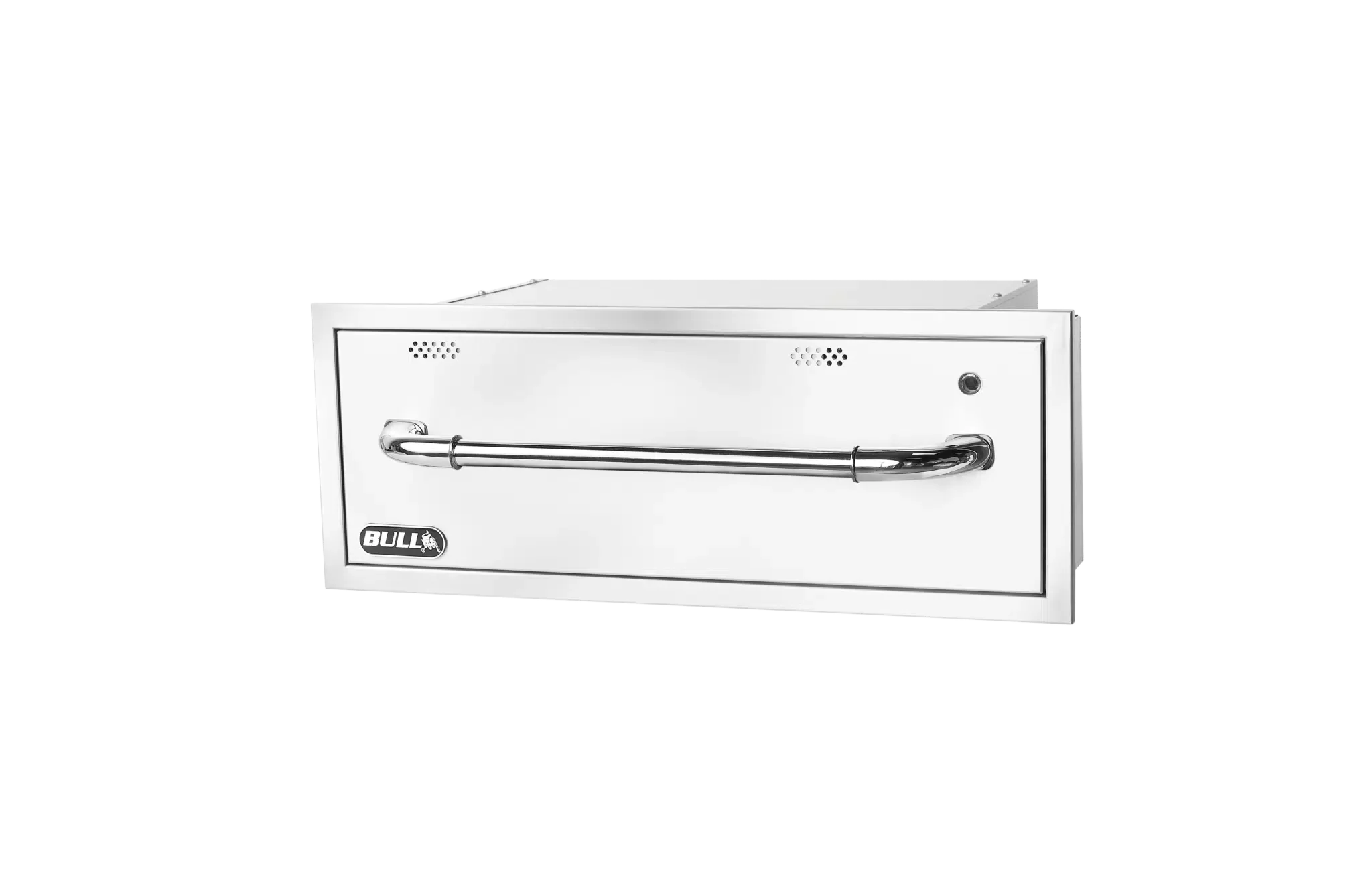 Stainless Steel Warming Drawer Right Side View
