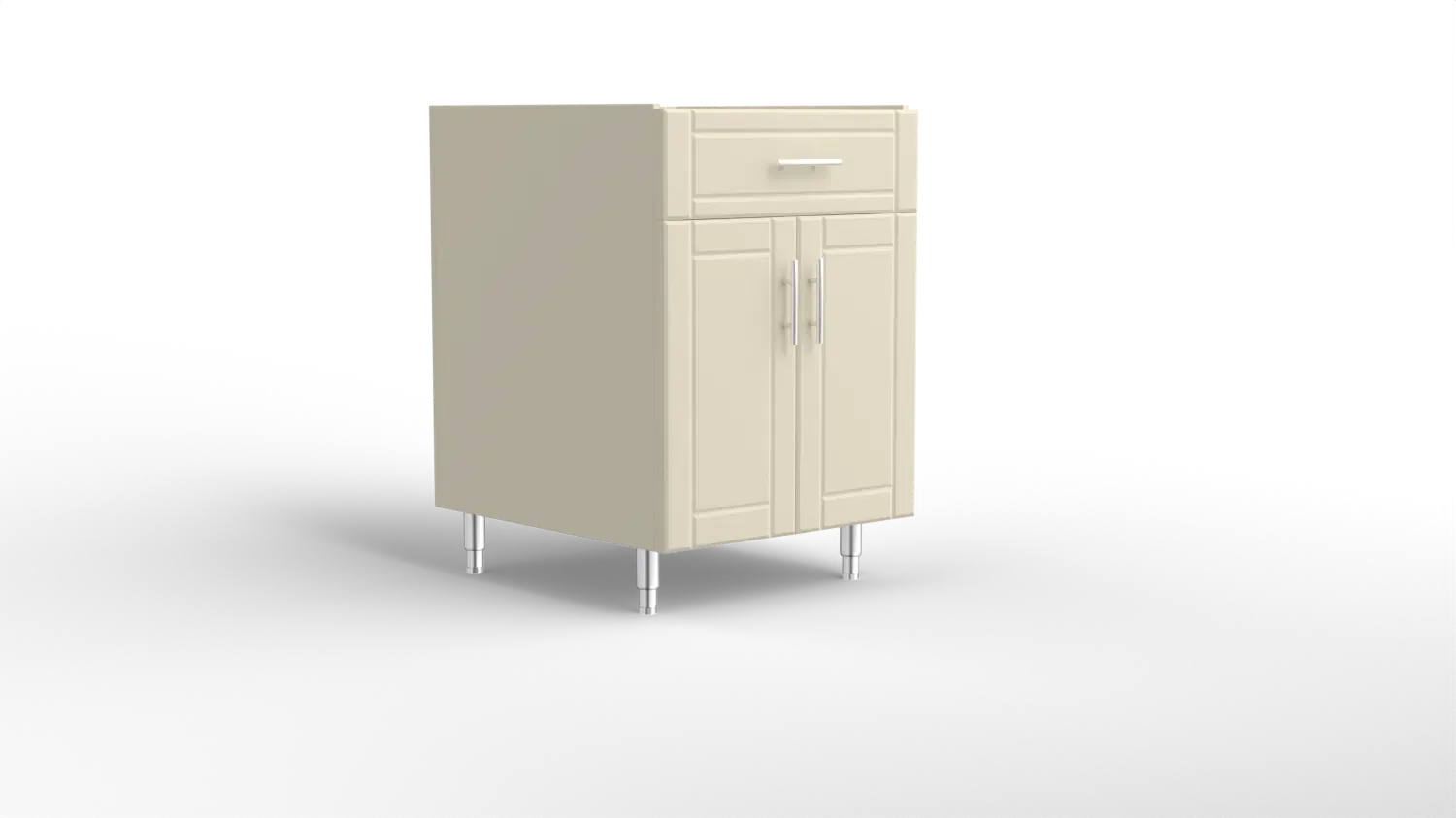 24 Inch Two Door Cabinet Base With Drawer Dune