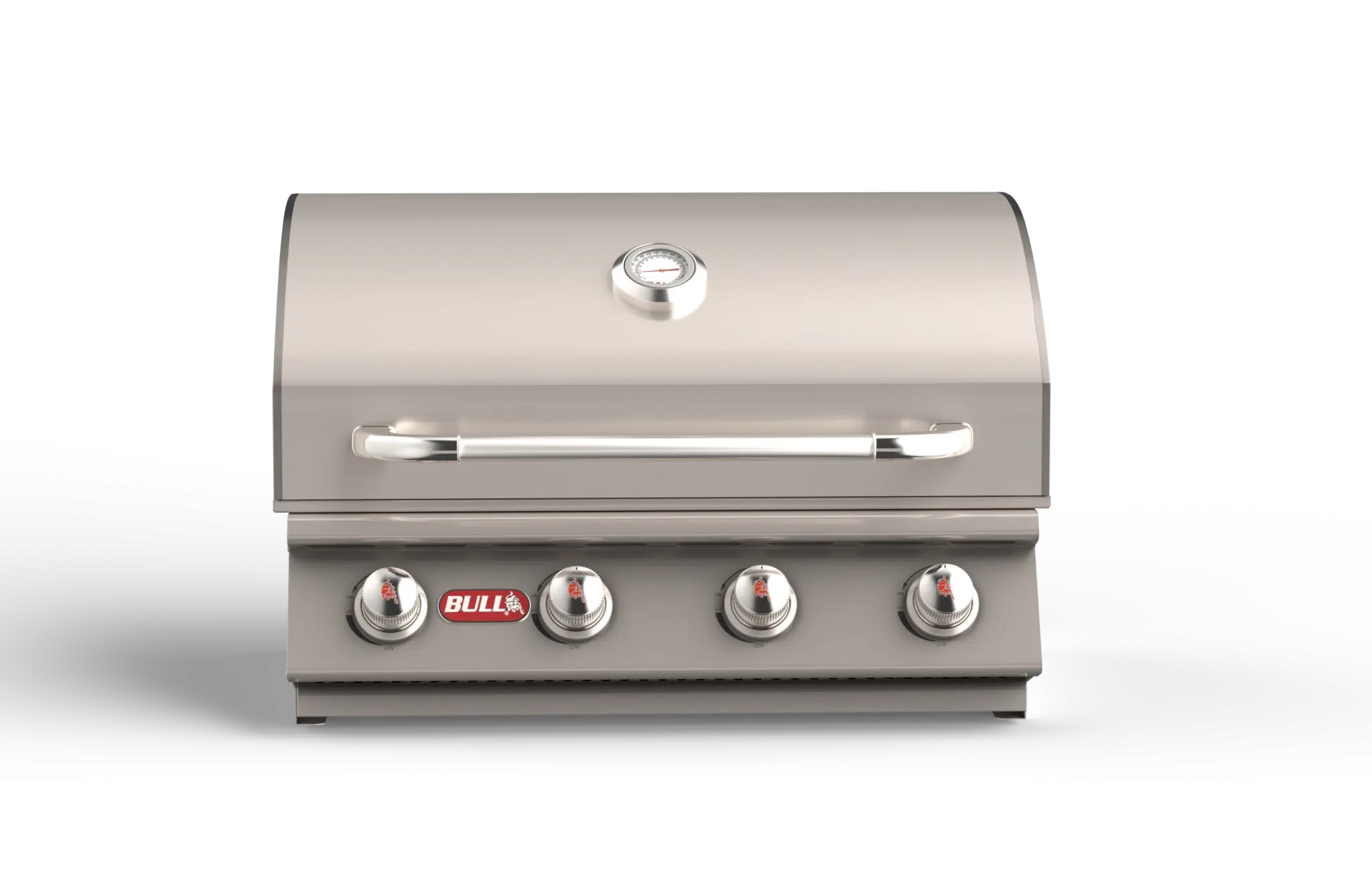 Outlaw – Stainless Steel 4 Burner Gas Grill Head Center Closed