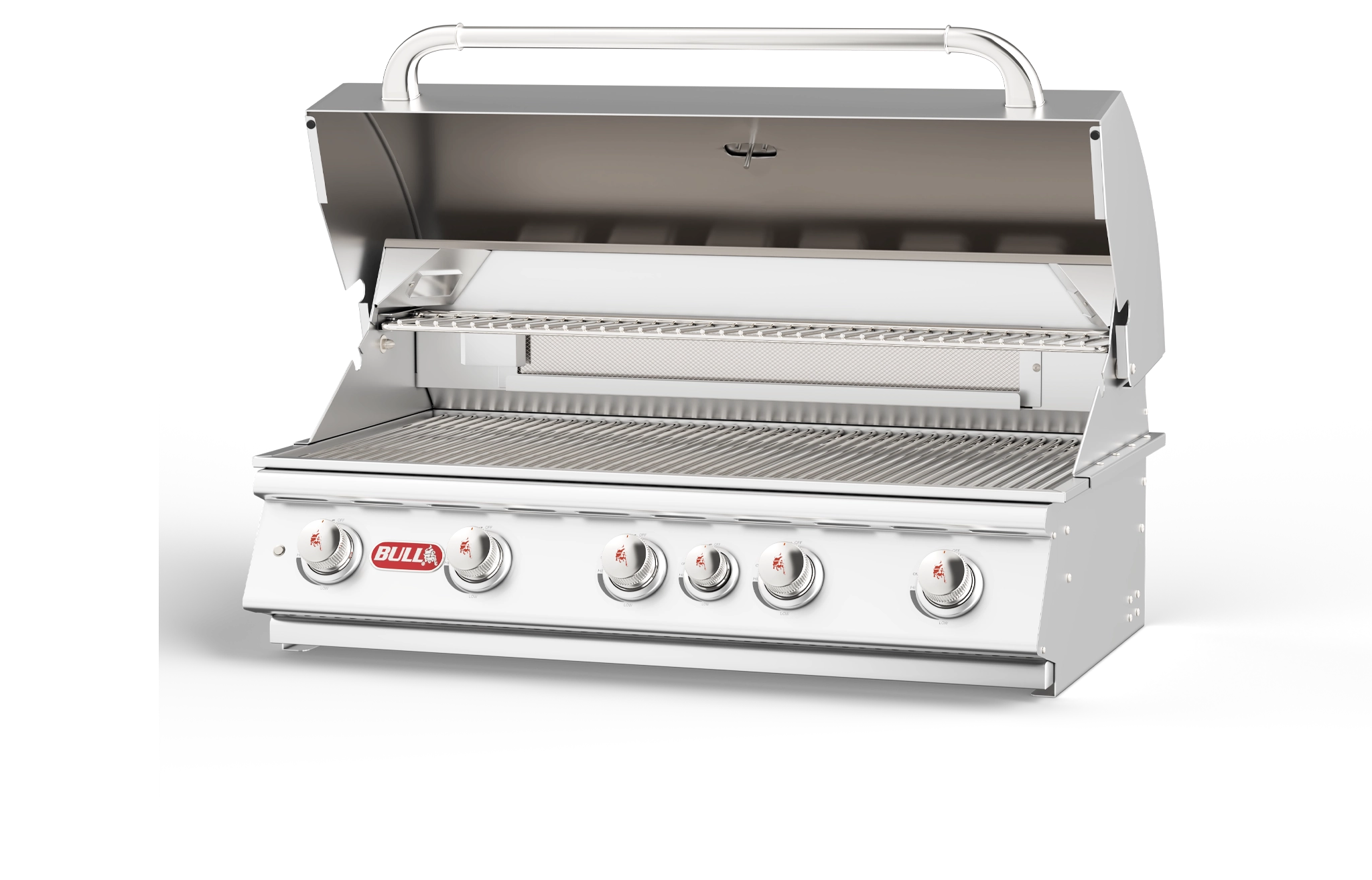 Adjusted Stainless Steel Brahma Drop In Grill w/light LP