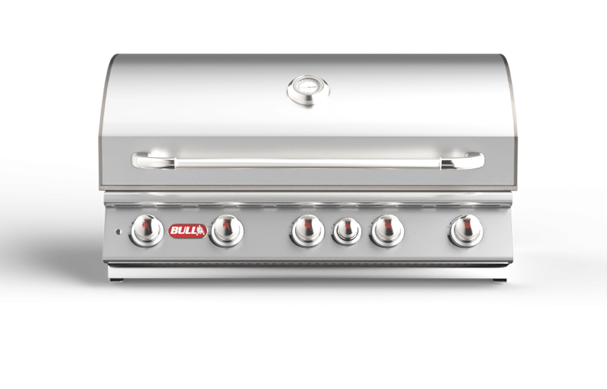 Adjusted Stainless Steel Brahma Drop In Grill w/light LP Closed Lid