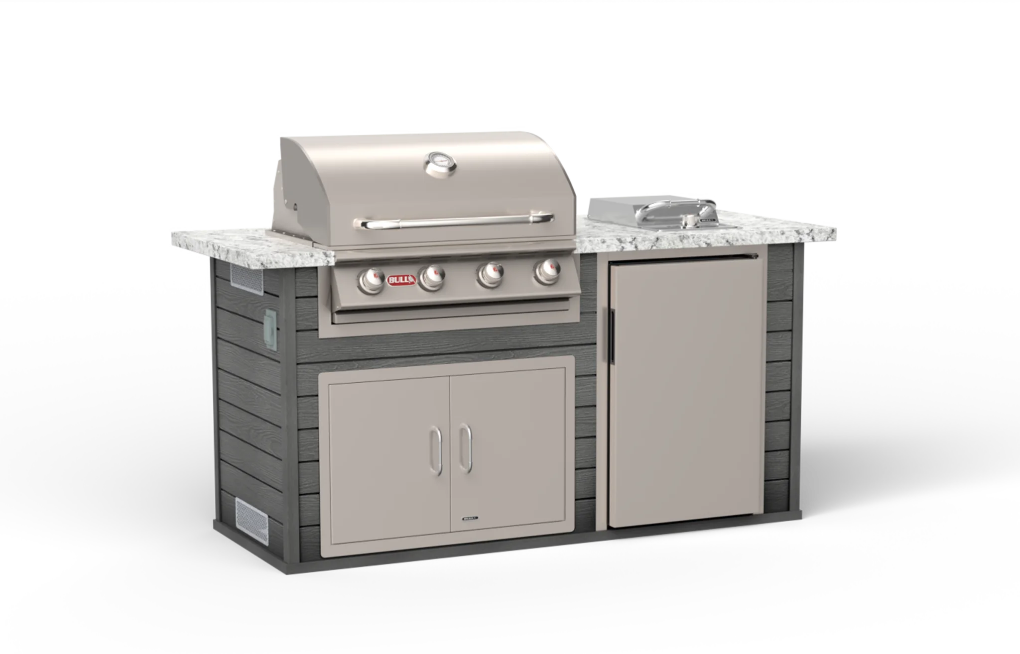 Power Q Outdoor Island Kitchen & Grill Charcoal Base