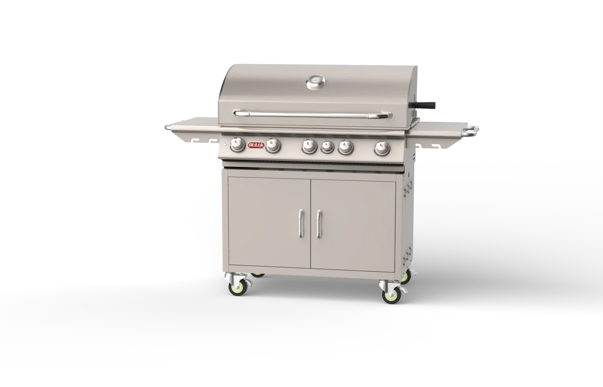 Brahma Cart – 5 Burner Stainless Steel Gas Barbecue Closed