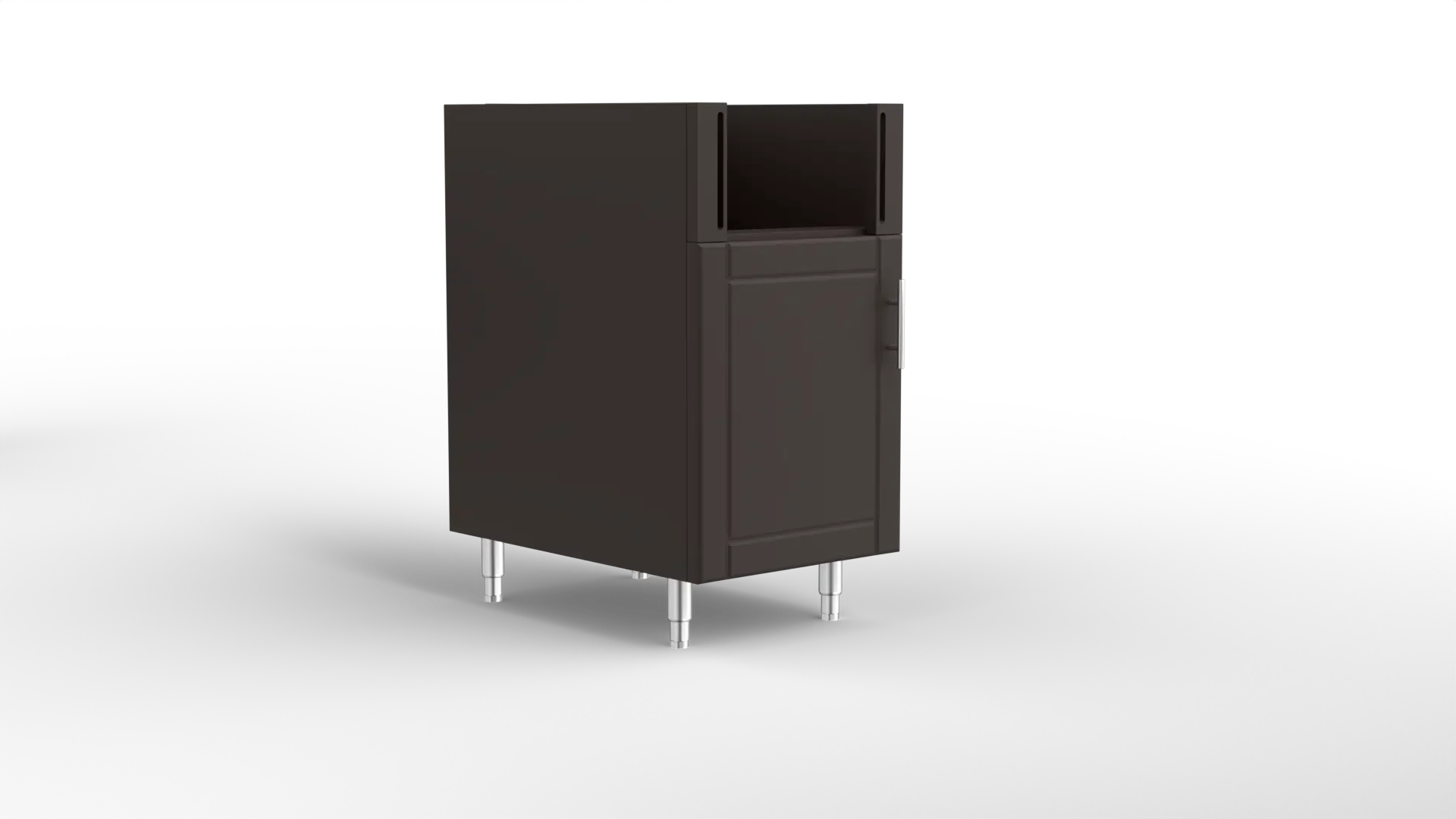 18 Inch Base Cabinet For Bull Slide-In Side Burner Brown