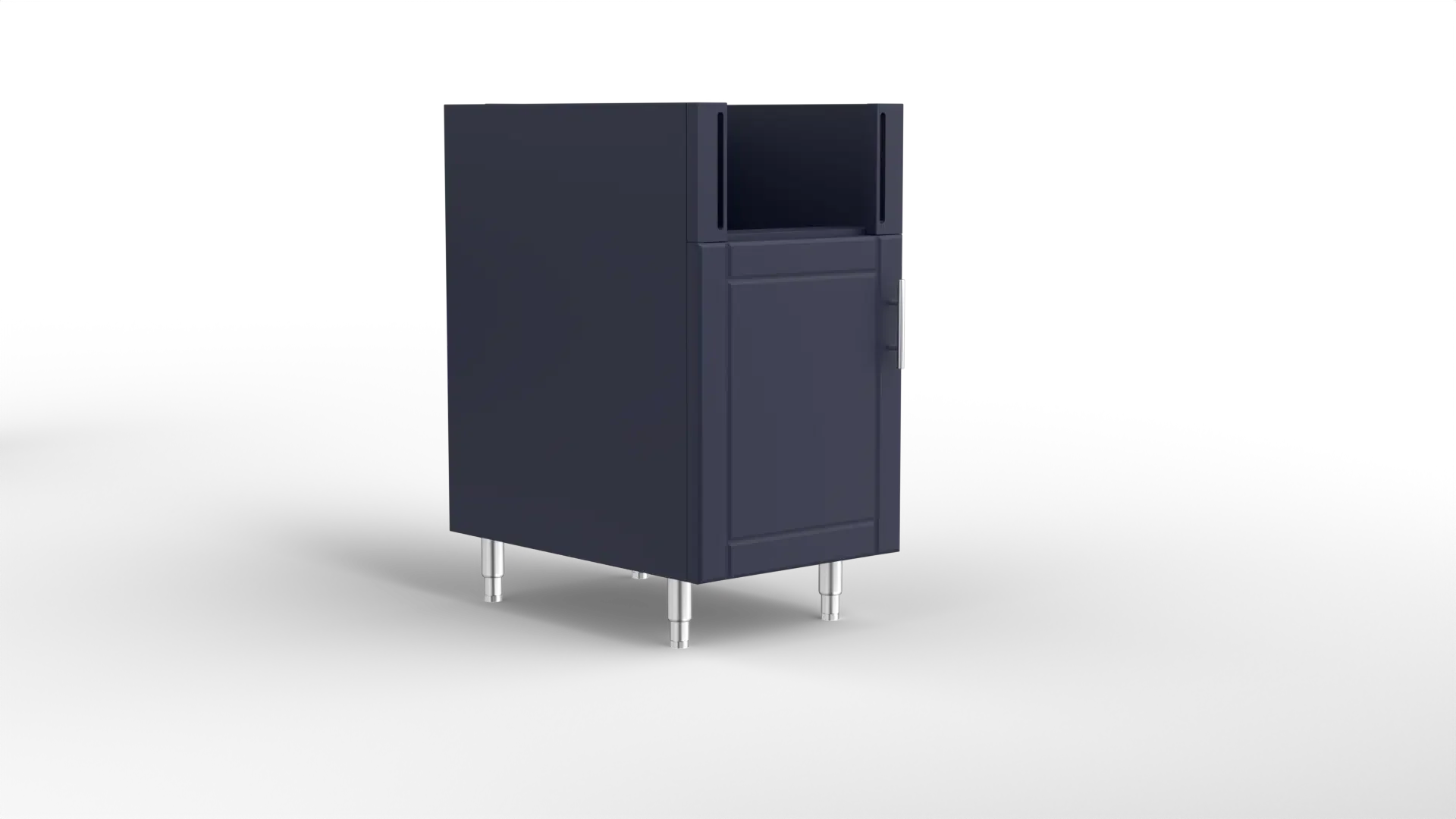 18 Inch Base Cabinet For Bull Slide-In Side Burner Navy Blue